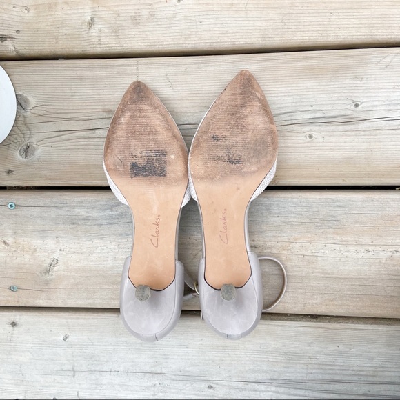 *SOLD* Clarks Artisan Slingback Heels Size 7 - Picture 9 of 9